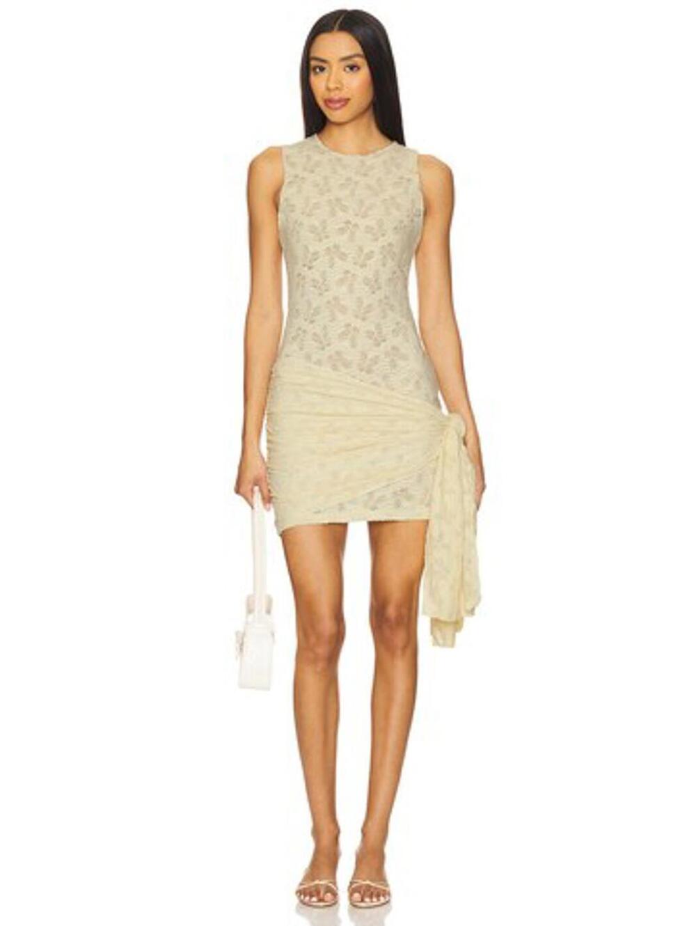 LIONESS Soleil Mini Dress in Cream